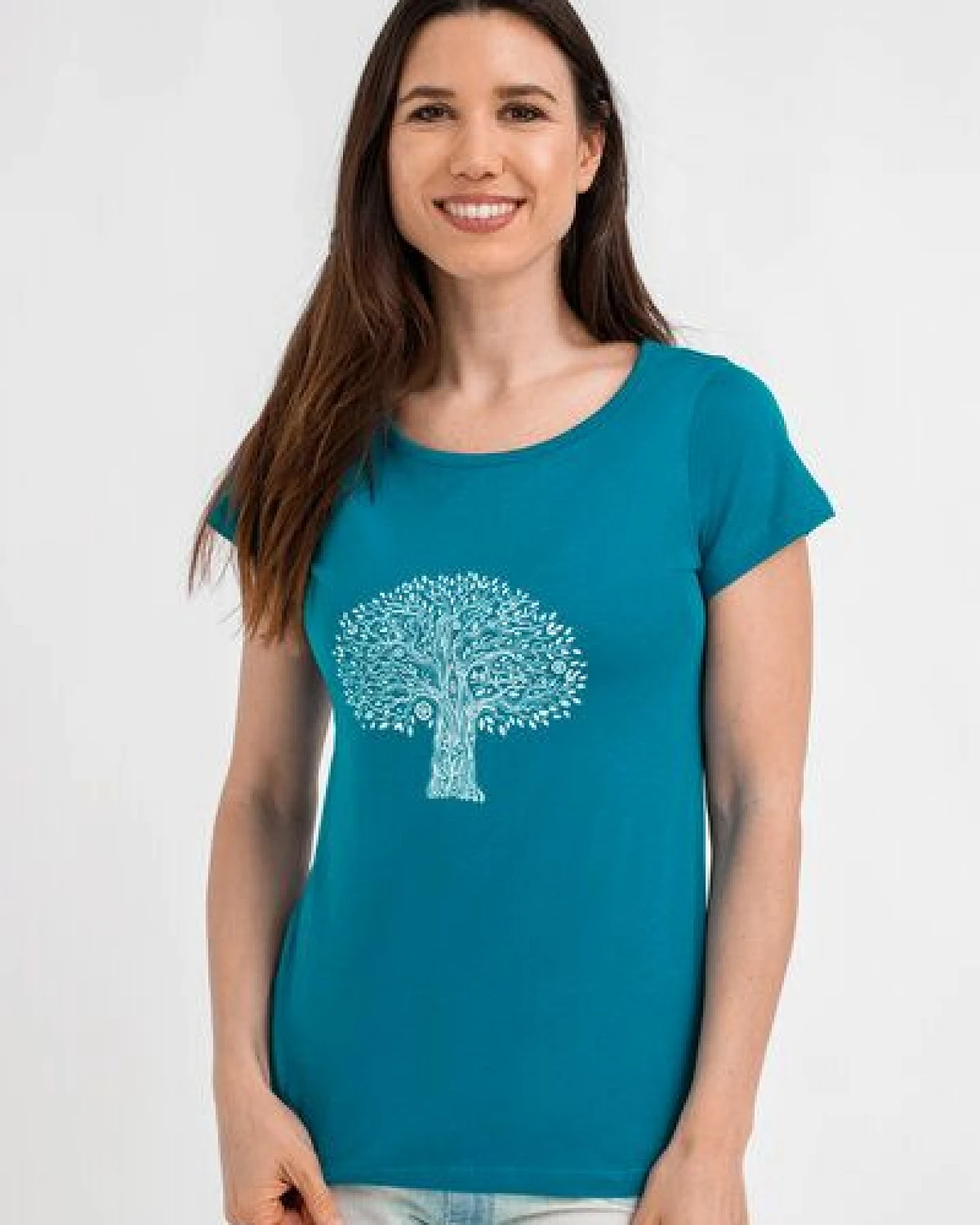 Brandless Basic Bio T-Shirt (ladies) Nr.2 tree life GOTS 155g/m² – Ansicht 2