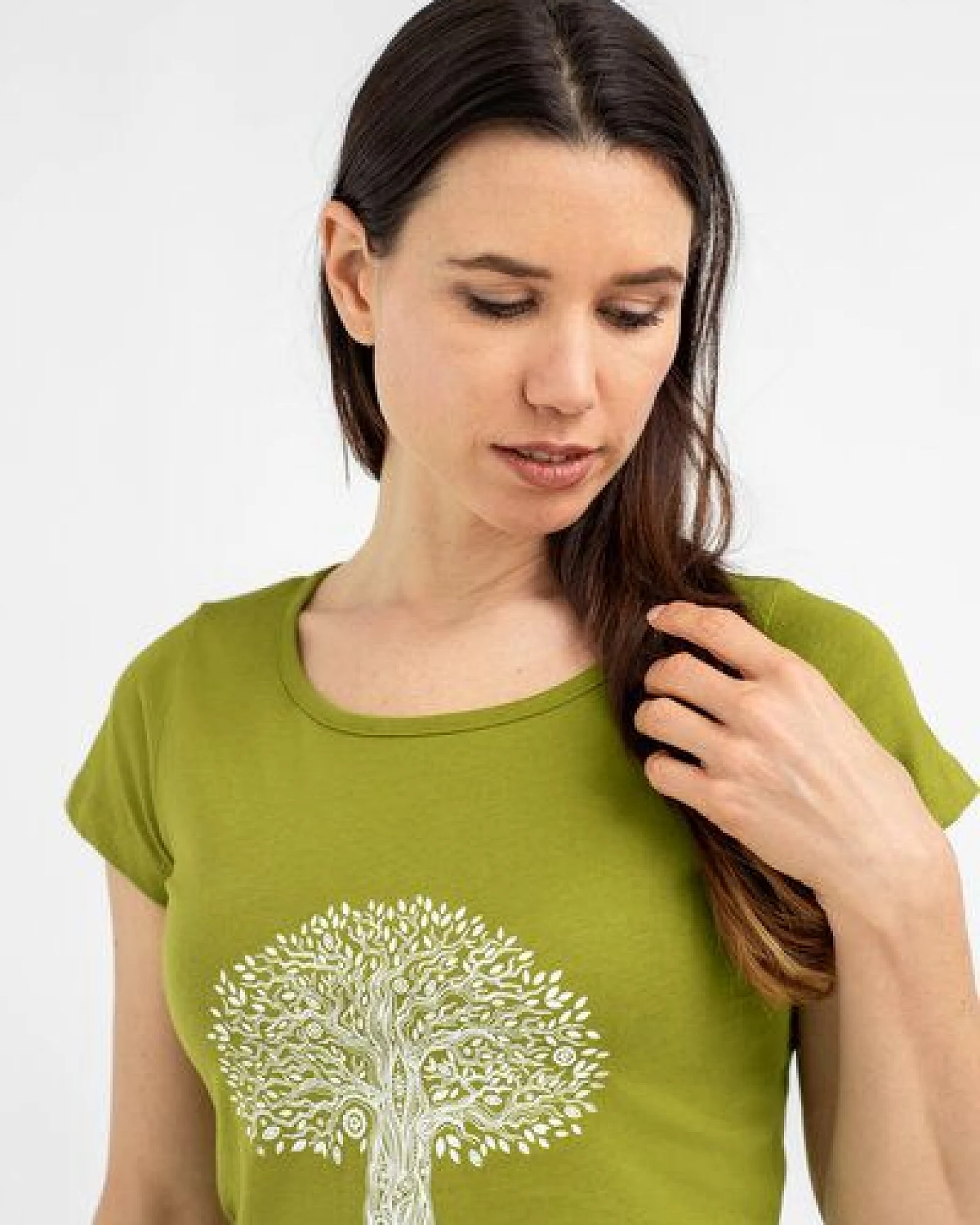Brandless Basic Bio T-Shirt (ladies) Nr.2 tree life GOTS 155g/m² – Ansicht 3