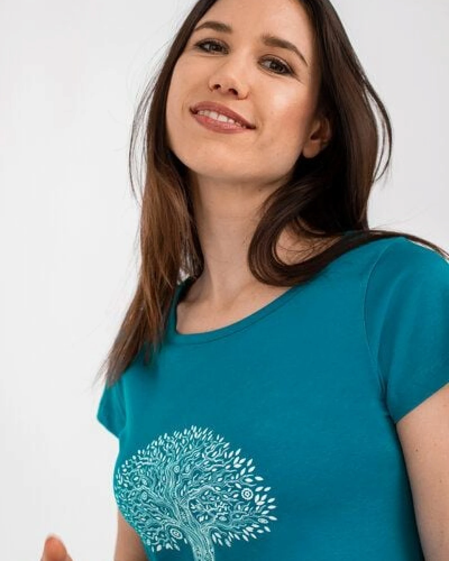 Brandless Basic Bio T-Shirt (ladies) Nr.2 tree life GOTS 155g/m² – Ansicht 3