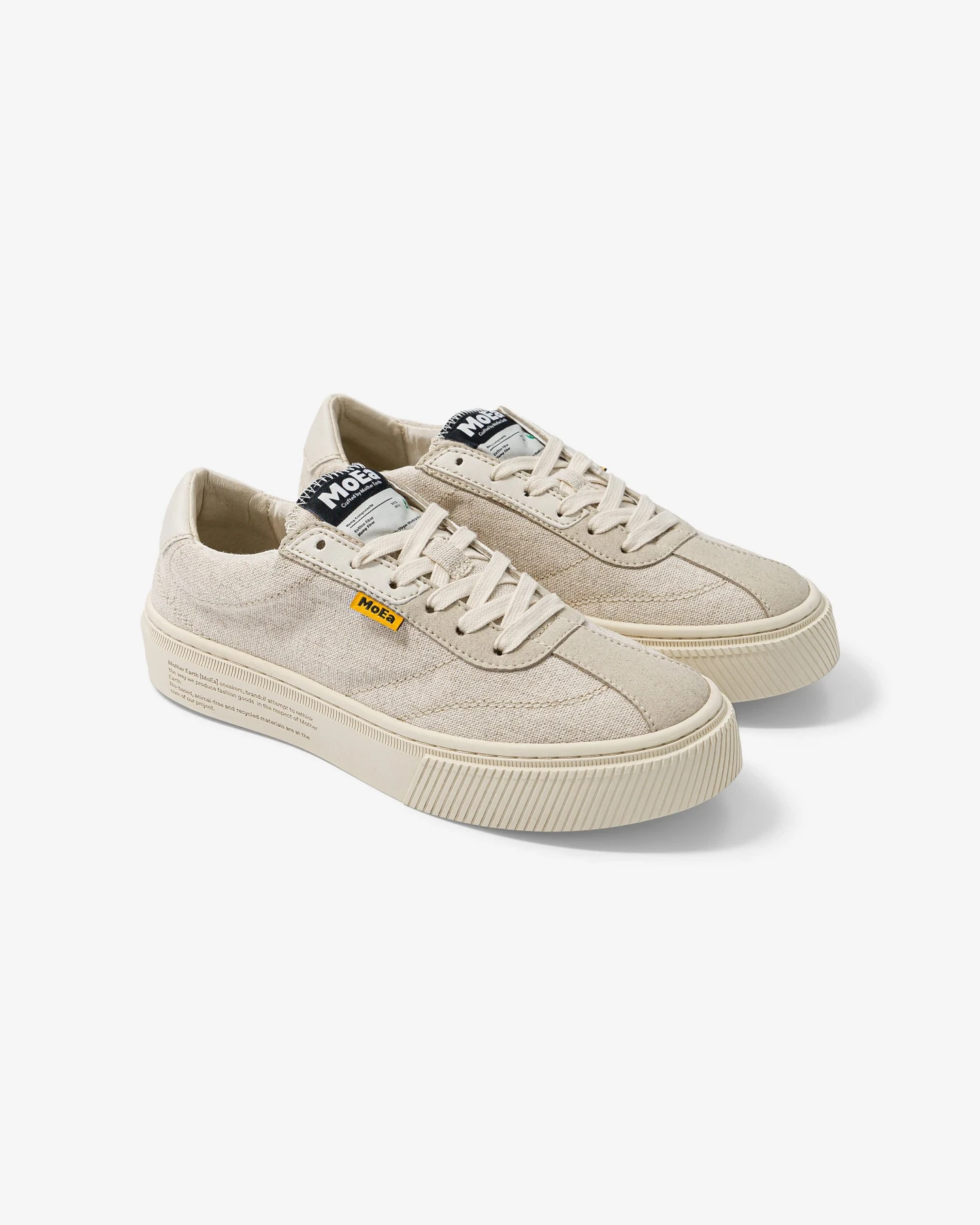 MoEa Herren vegan Sneaker Gen4 Hanf Beige – Ansicht 2