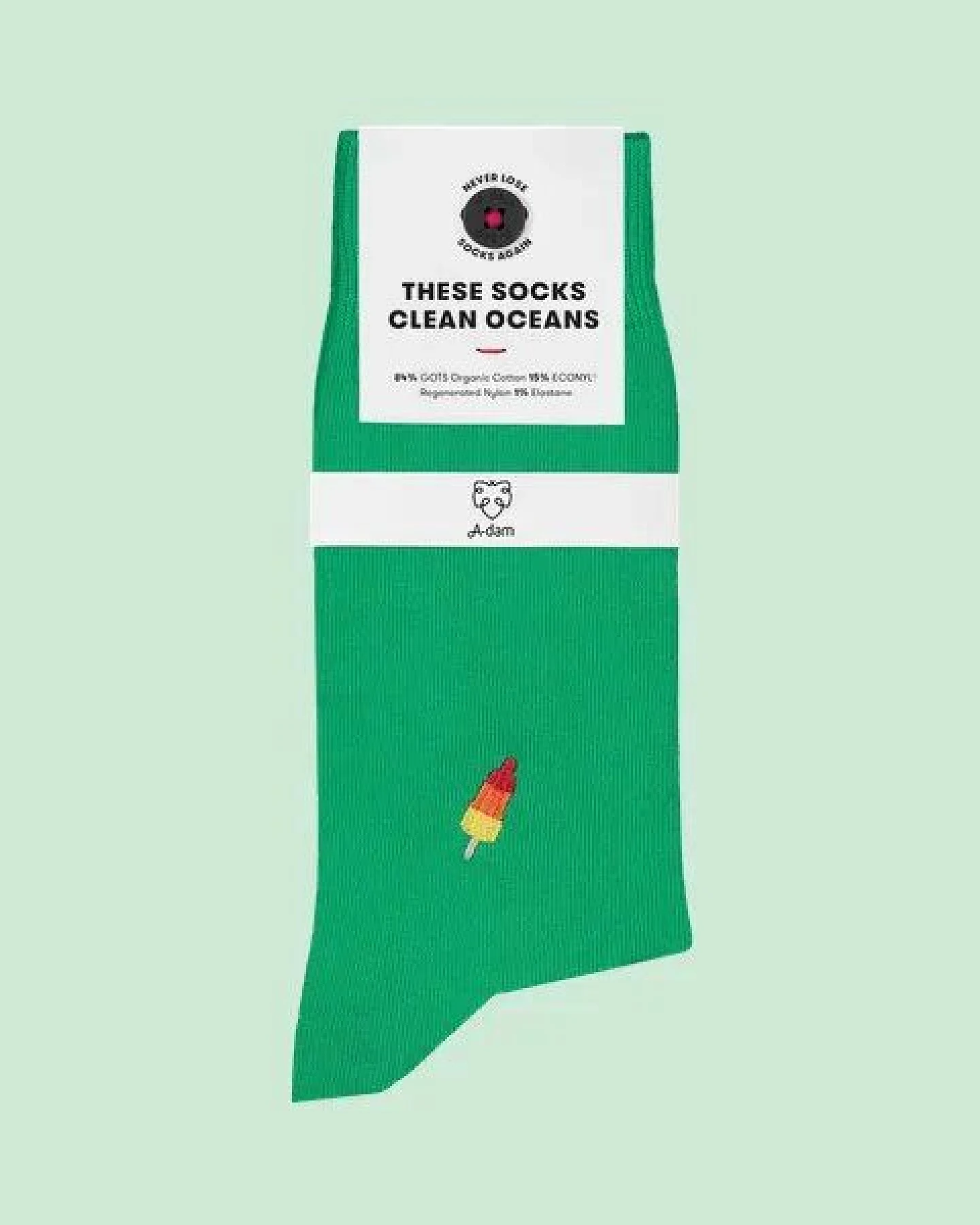 A-Dam Socken mit Stickerei – Ansicht 2