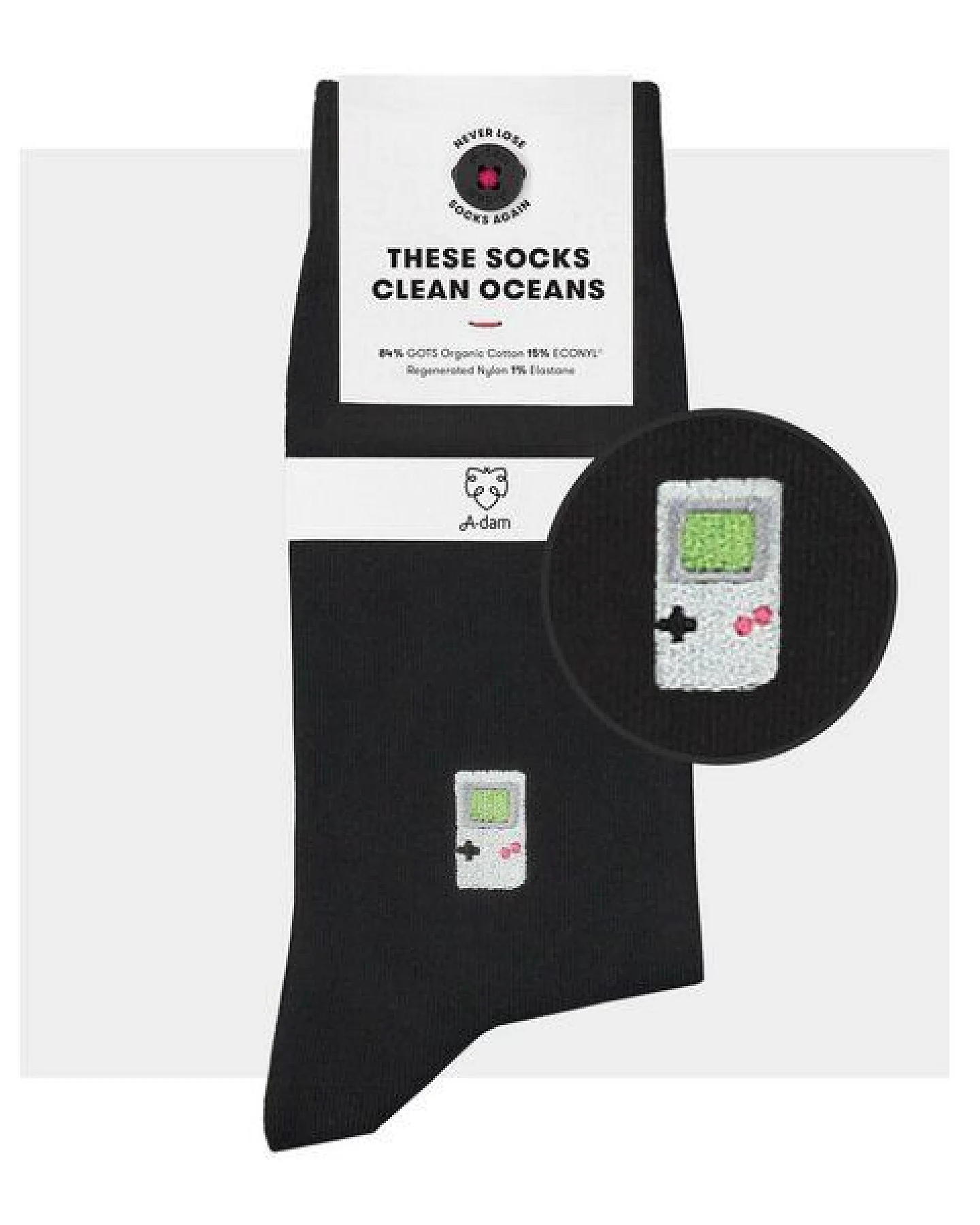 A-Dam Socken mit Stickerei – Ansicht 3