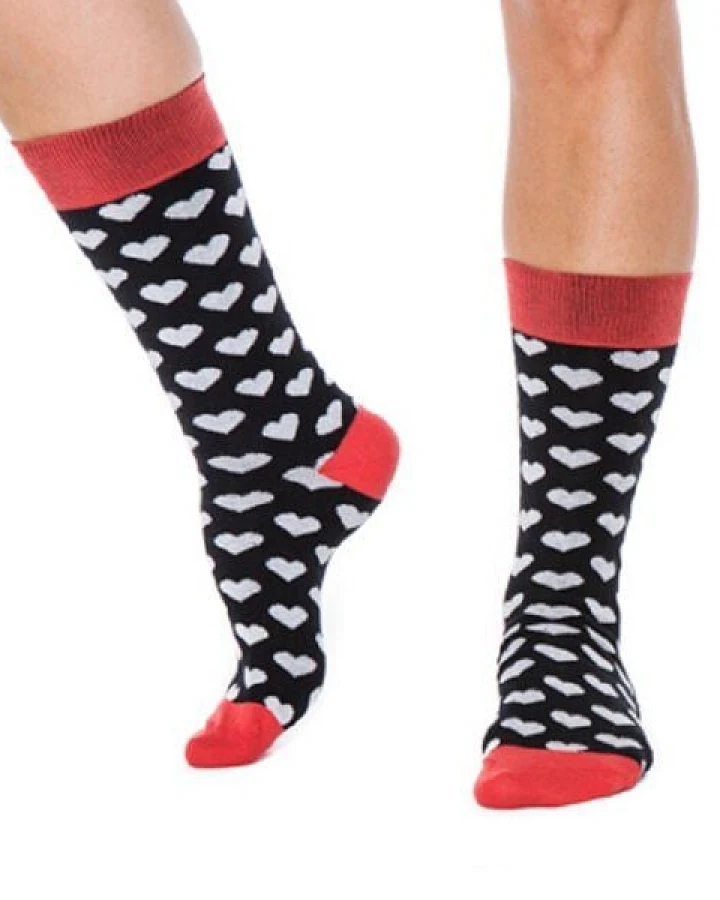 organic socks of sweden Socken mit eingestricktem Muster
