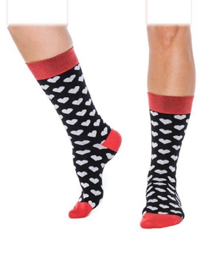 organic socks of sweden Socken mit eingestricktem Muster
