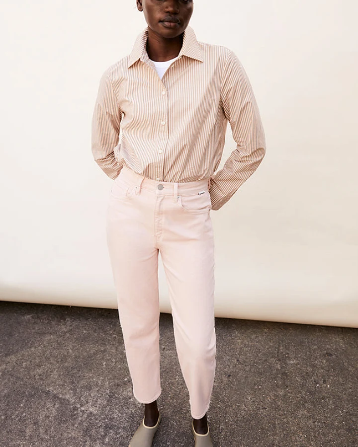 ARMEDANGELS Damen vegan Mama Jeans Mairaa Rosalilly Rosa