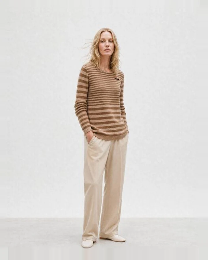 KARINFRAIDENRAIJ PULLOVER ISAURA VICUNIA/PALE ROSA