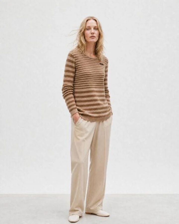 KARINFRAIDENRAIJ PULLOVER ISAURA VICUNIA/PALE ROSA