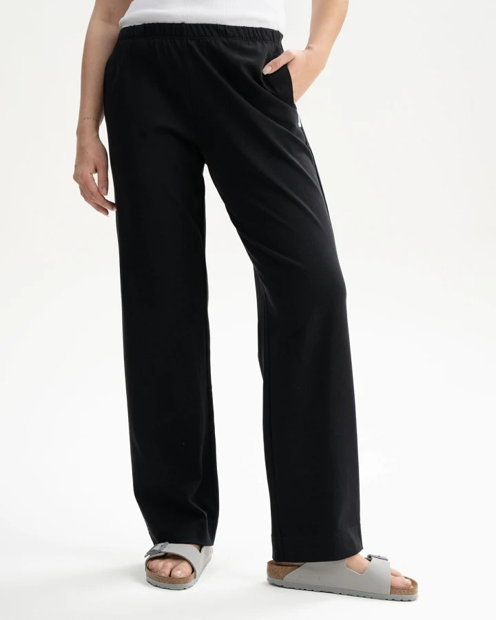 MELA Damen vegan Lounge-Hose Kirani Schwarz