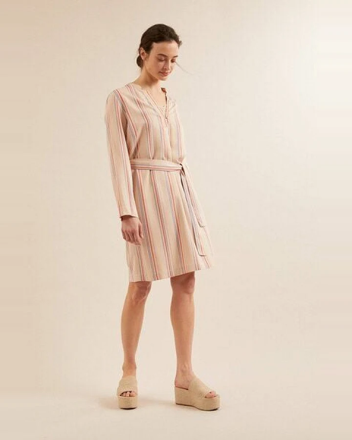 LANIUS Kleid mit Streifen