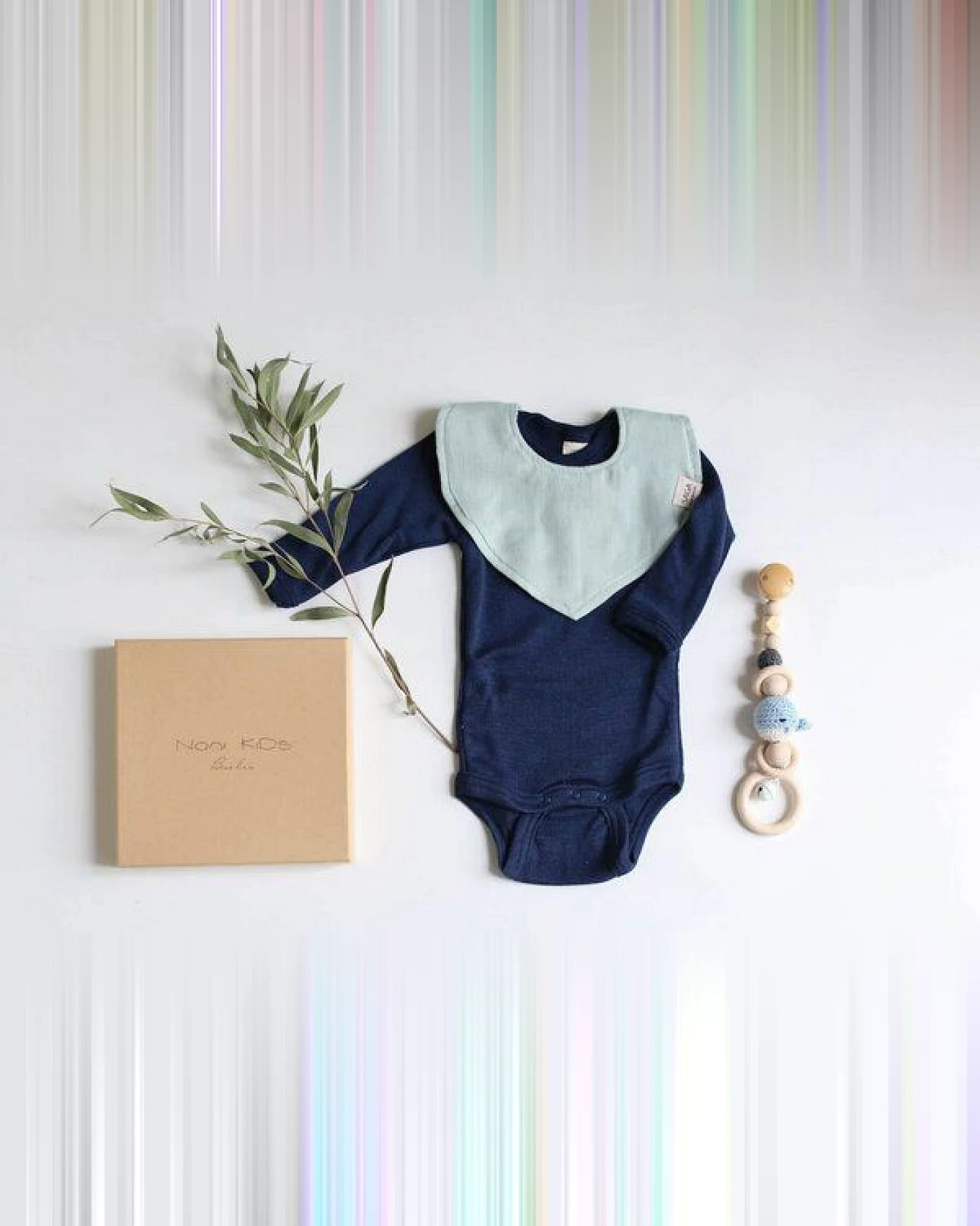 NoniKids Berlin NoniKids Geschenkebox * marine & aqua * I GOTS & Bio – Ansicht 2