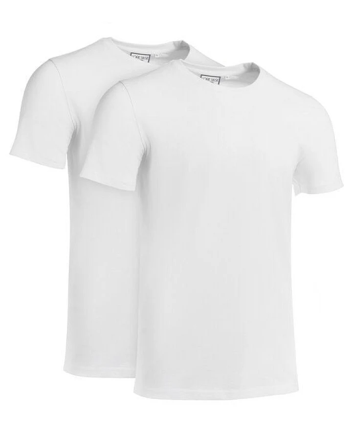 COREBASE TShirt Doppelpack, 100% Bio-Baumwolle, 200 g/m²