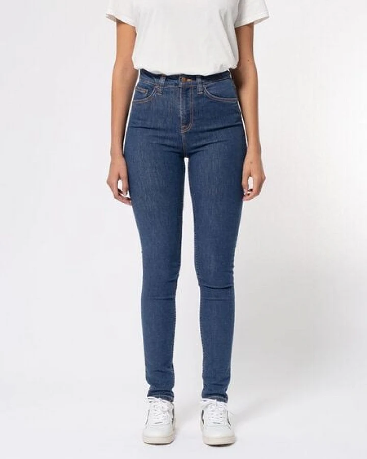Nudie Jeans Bio-Denim Hightop Tilde Light Navy