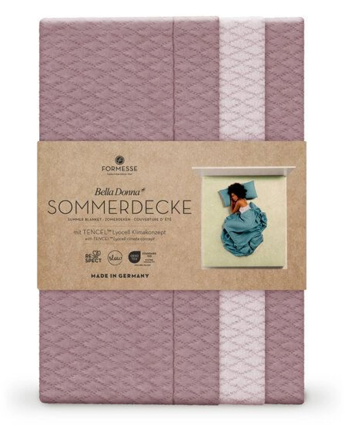 formesse Bella Donna SET Sommerdecke + 1 x Kissenbezug kühlt in heißen Sommernächten – Ansicht 3