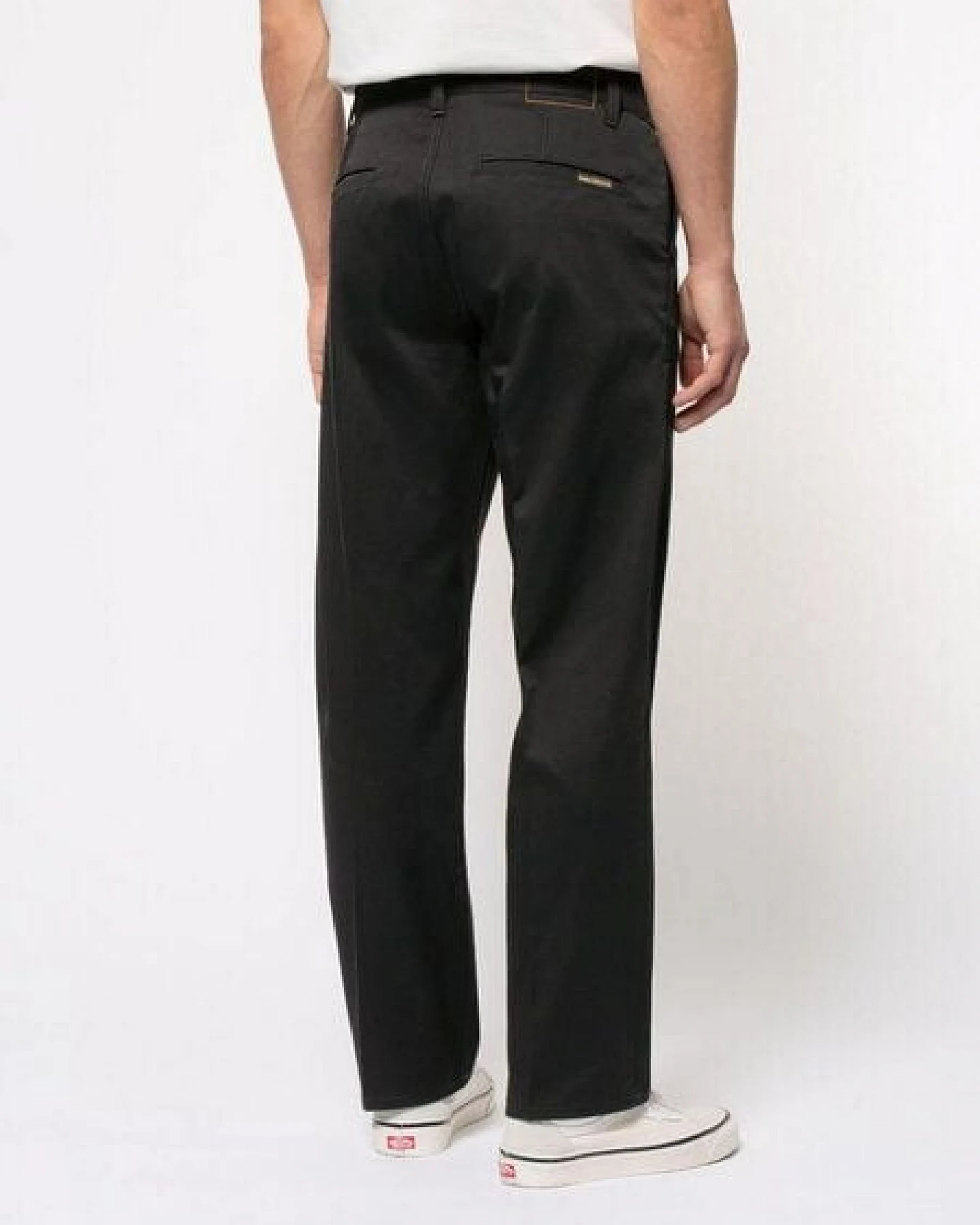 Nudie Jeans Bio-Cotton Lazy Leo Black – Ansicht 4