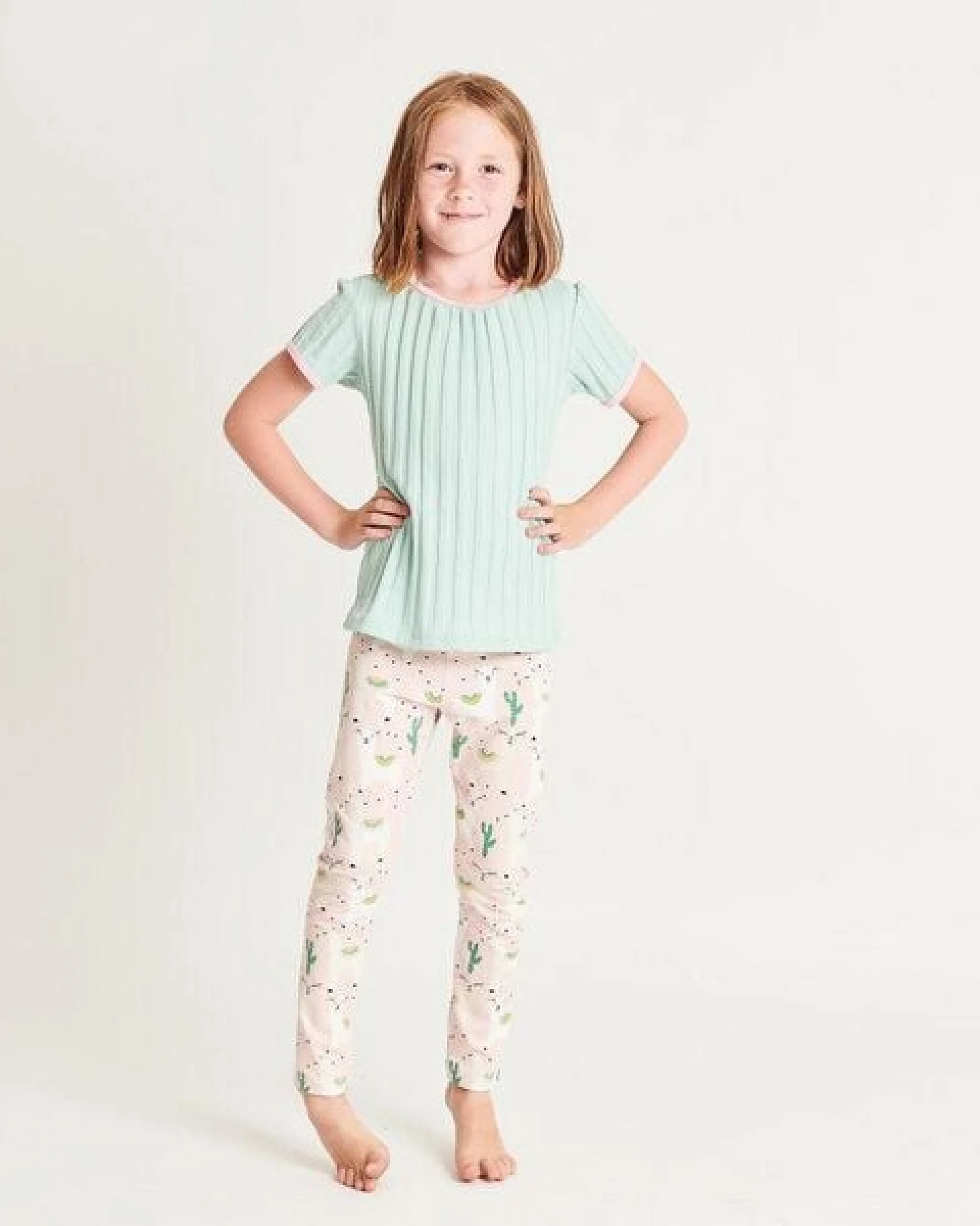 Cheeky Apple Leggings aus Bio-Baumwolle "Alpakas" – Ansicht 4