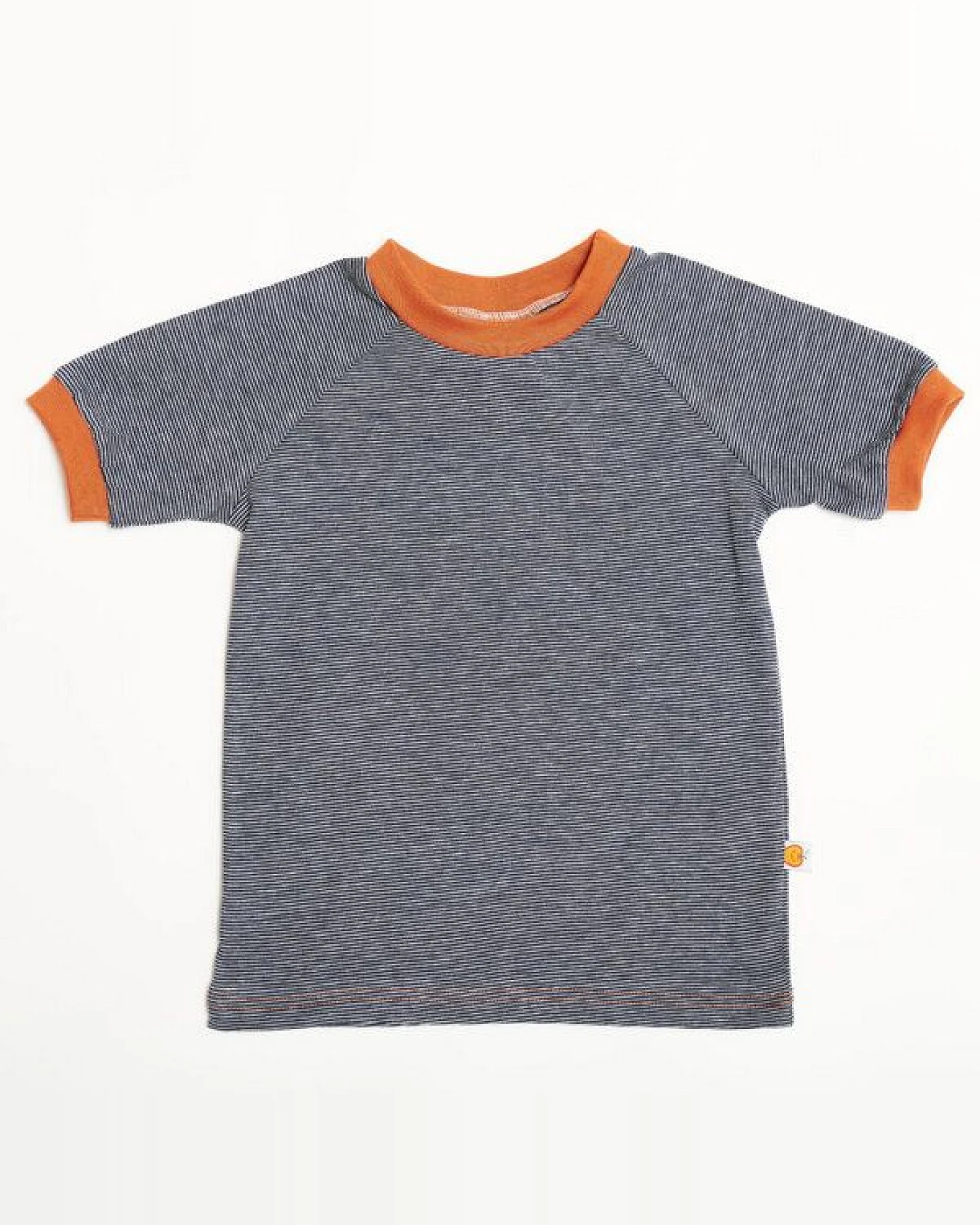 Cheeky Apple Buben Kurzarm T-Shirt aus Bio-Baumwolle "Ringeljersey" – Ansicht 2