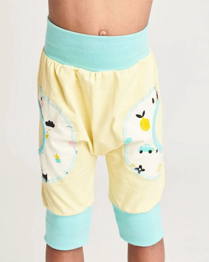 Cheeky Apple 3/4 Hose aus Bio-Baumwolle "Jersey Vanilla/Lief Leven"