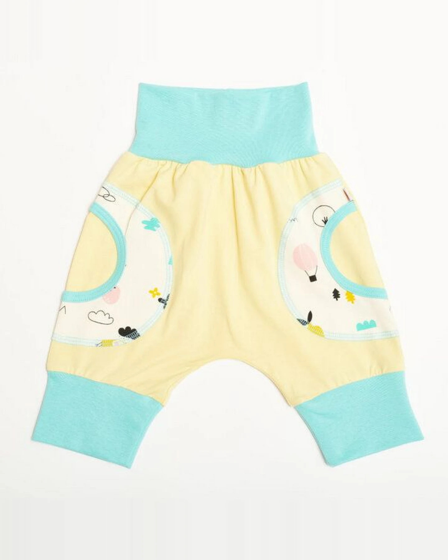 Cheeky Apple 3/4 Hose aus Bio-Baumwolle "Jersey Vanilla/Lief Leven" – Ansicht 2