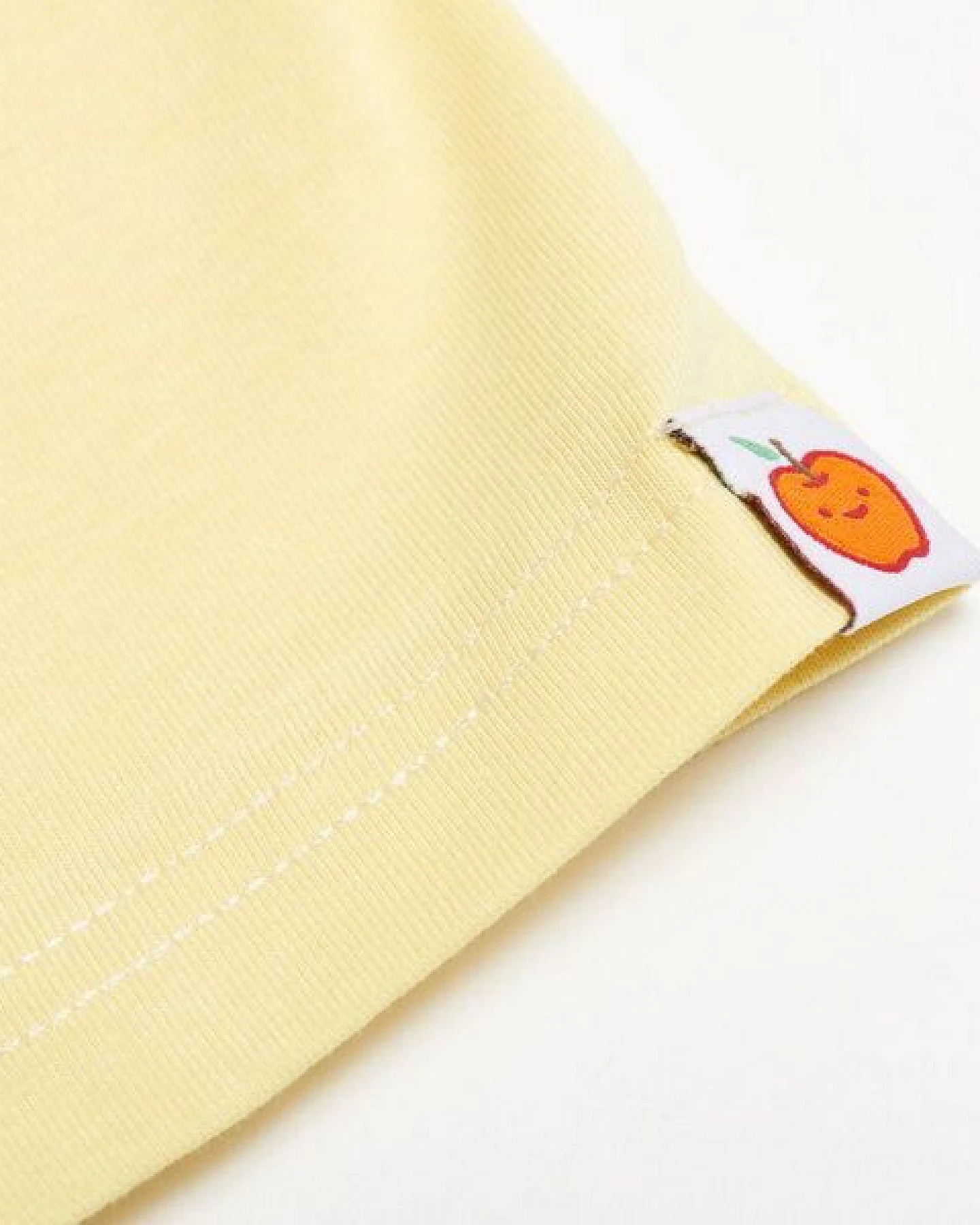 Cheeky Apple Leggings aus Bio-Baumwolle "Jersey Pastellfarben" – Ansicht 3
