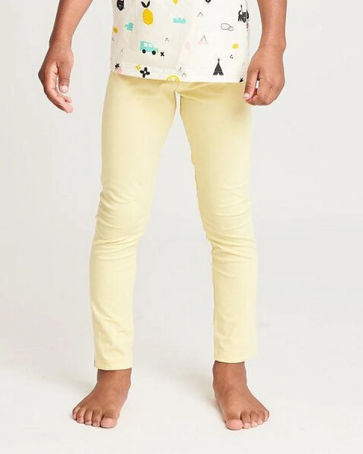 Cheeky Apple Leggings aus Bio-Baumwolle "Jersey Pastellfarben"