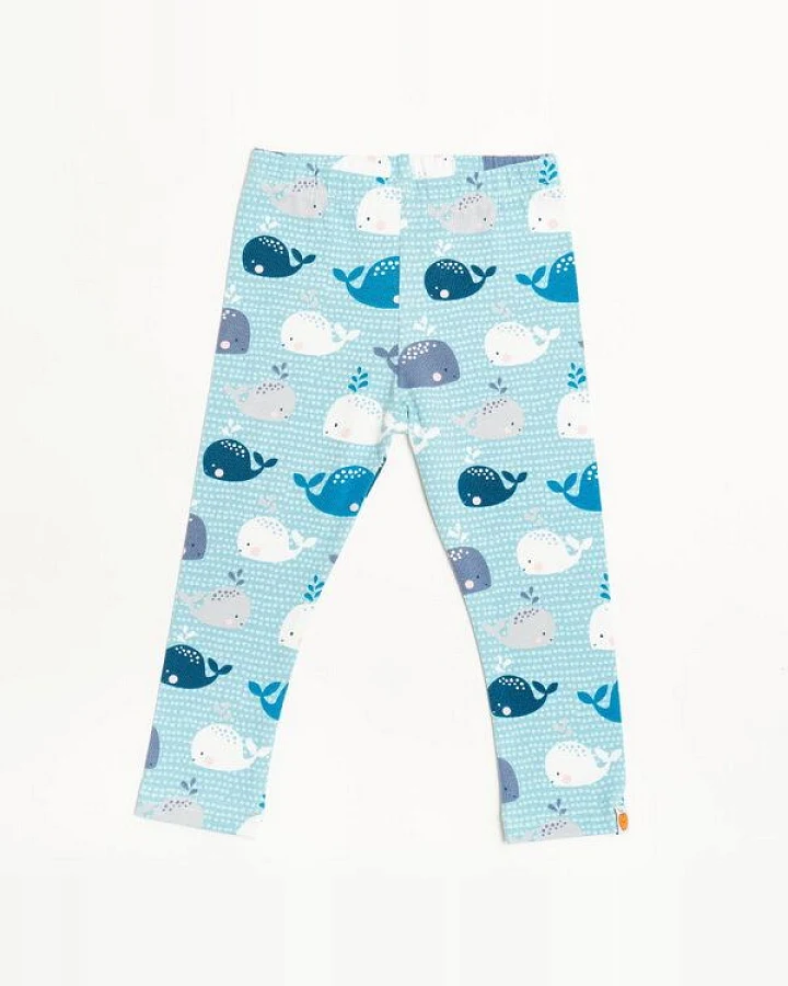 Cheeky Apple Leggings aus Bio-Baumwolle "Wale"