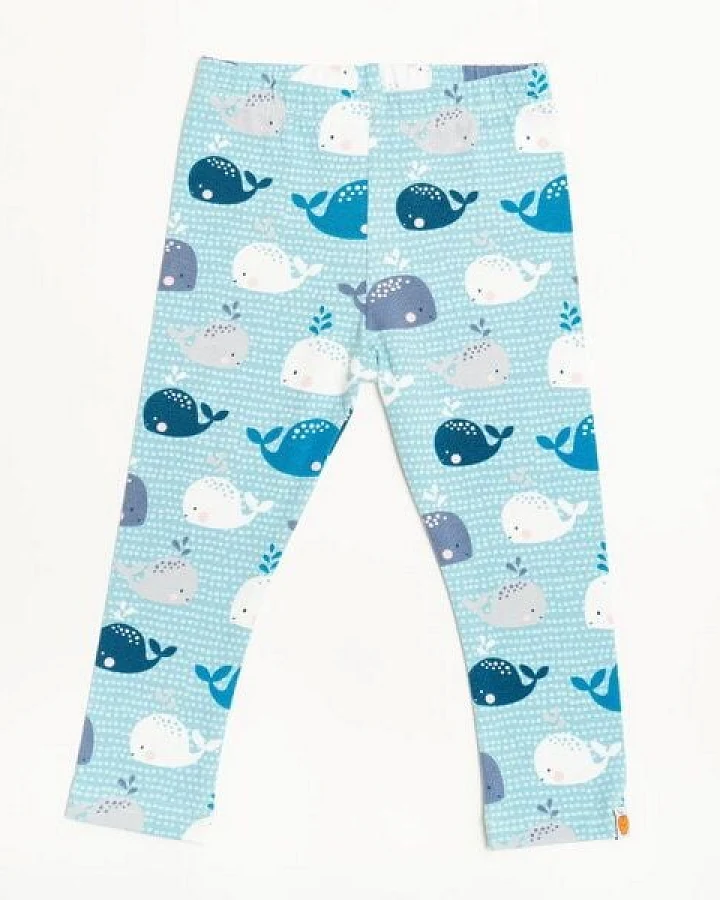 Cheeky Apple Leggings aus Bio-Baumwolle "Wale"