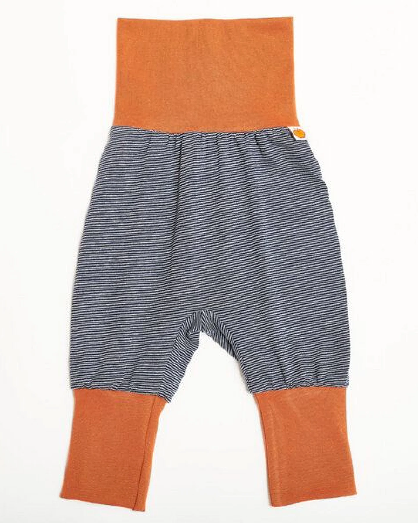 Cheeky Apple Pumphose aus Bio-Baumwolle "Ringel" Weiß/Navy – Ansicht 2