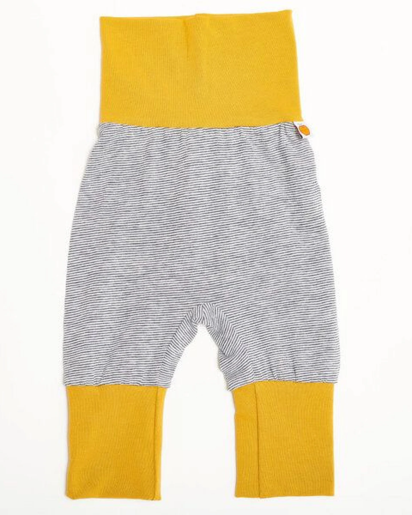 Cheeky Apple Pumphose aus Bio-Baumwolle "Ringel" Weiß/Navy – Ansicht 2