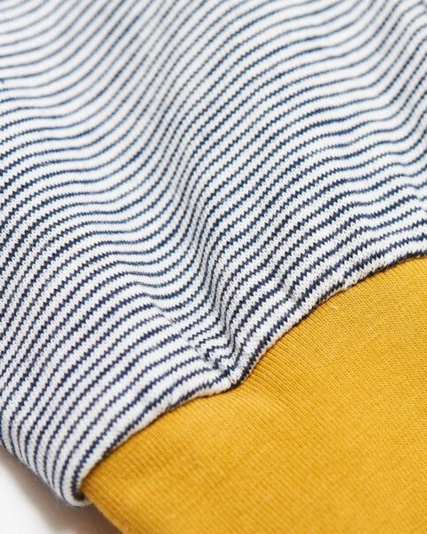 Cheeky Apple Pumphose aus Bio-Baumwolle "Ringel" Weiß/Navy – Ansicht 3