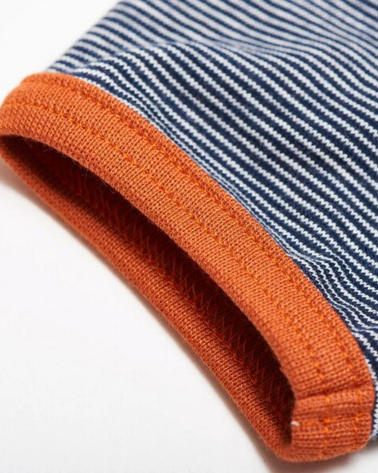 Cheeky Apple Kurzarm-Body aus Bio-Baumwolle "Ringel" Navy/Weiß – Ansicht 3