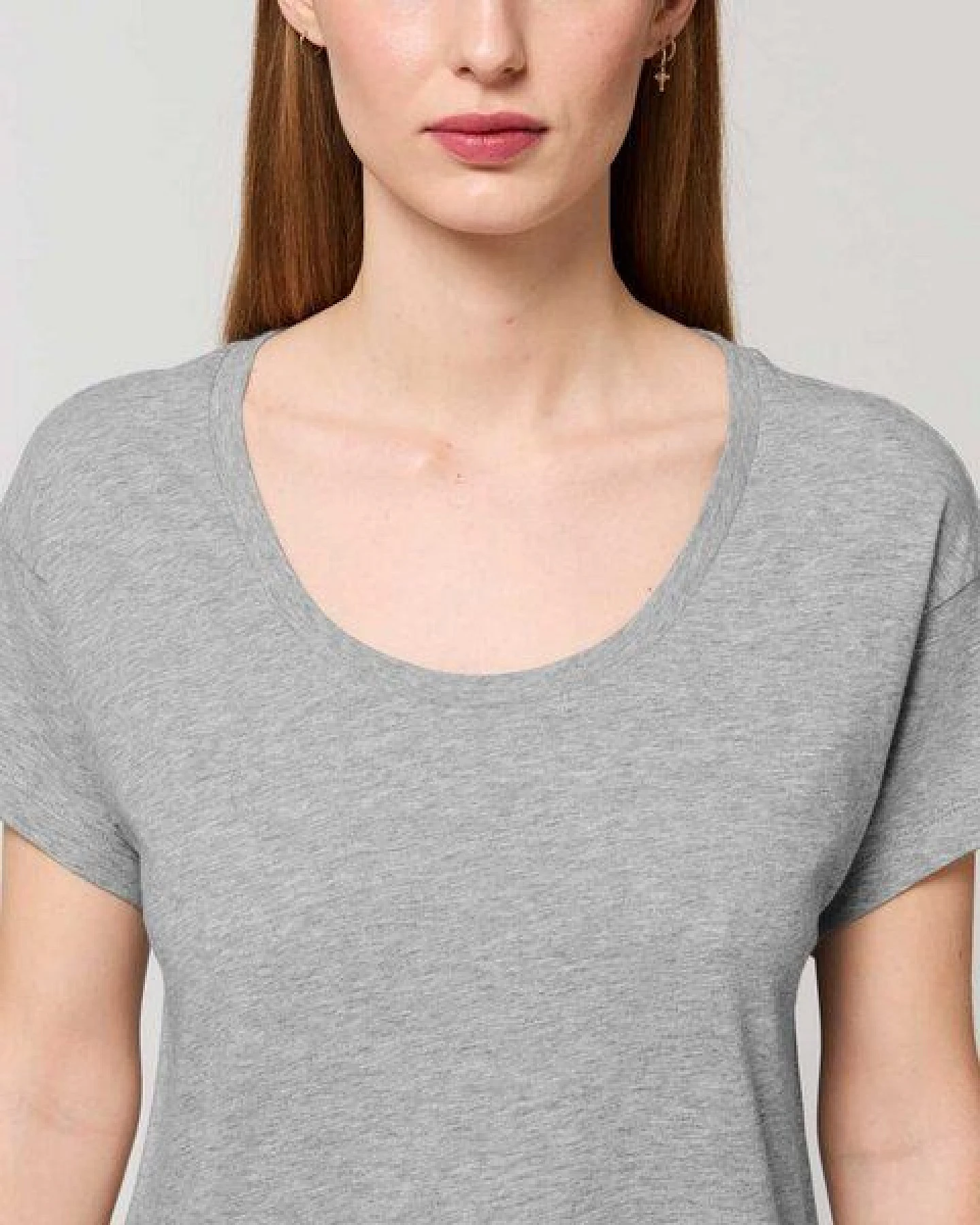 YTWOO Locker geschnittenes Damen T-Shirt aus Bio Baumwolle – Ansicht 2