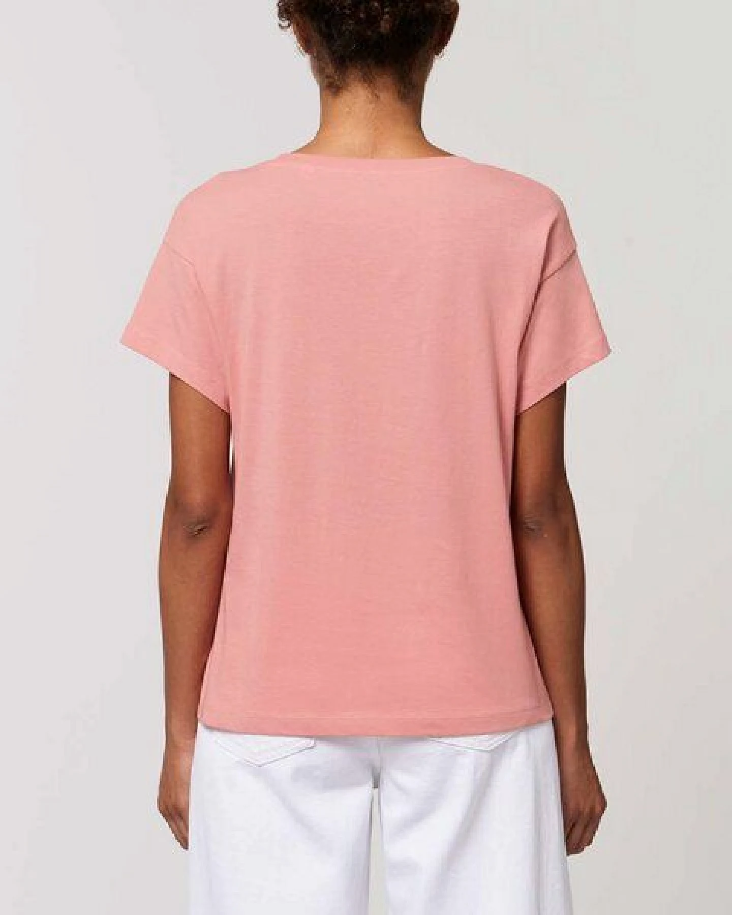 YTWOO Locker geschnittenes Damen T-Shirt aus Bio Baumwolle – Ansicht 4