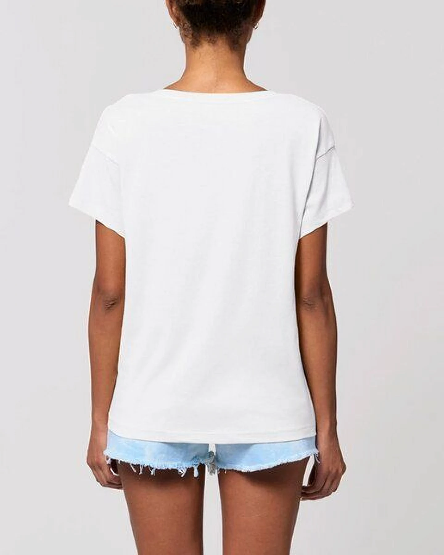 YTWOO Locker geschnittenes Damen T-Shirt aus Bio Baumwolle – Ansicht 3