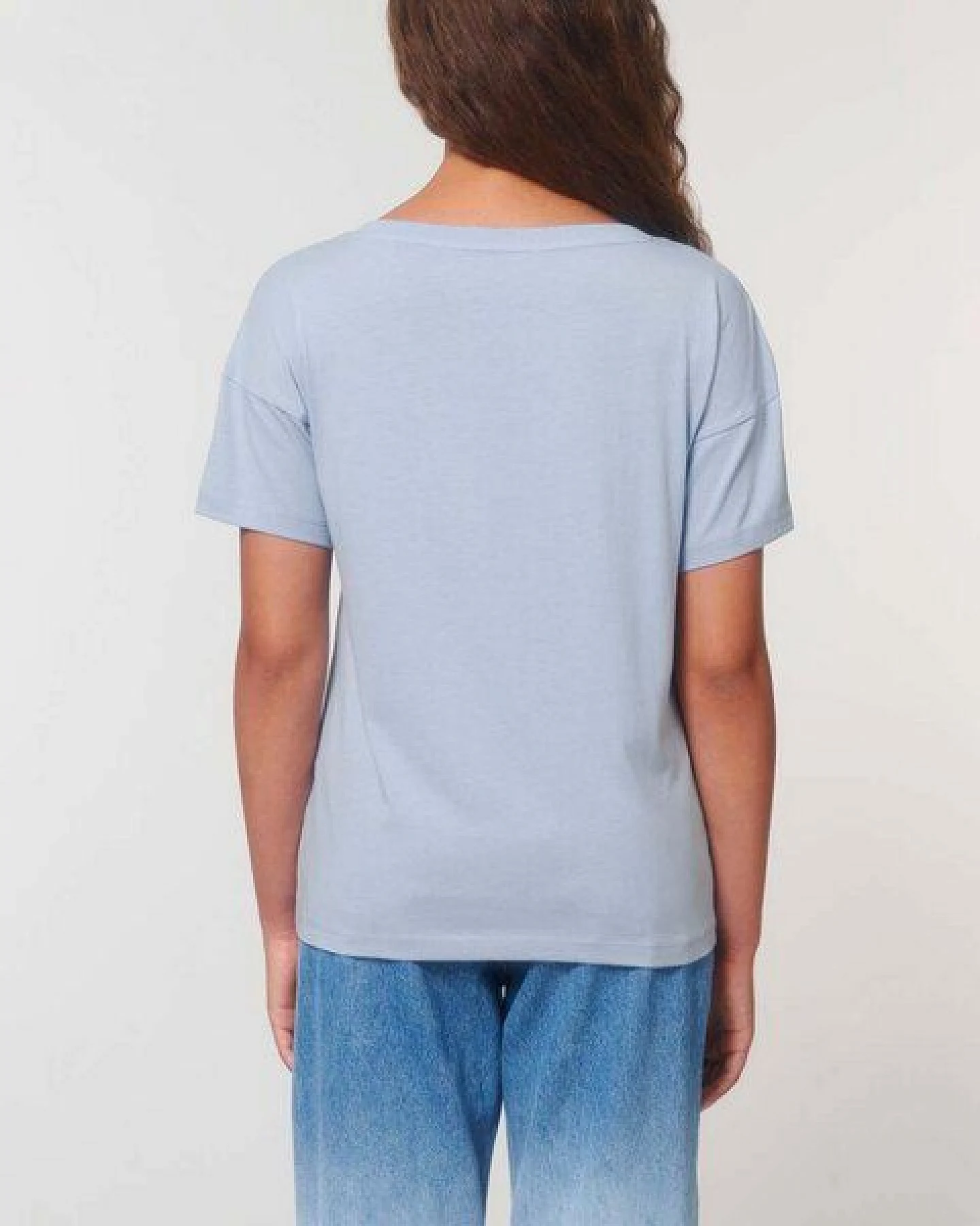 YTWOO Locker geschnittenes Damen T-Shirt aus Bio Baumwolle – Ansicht 3