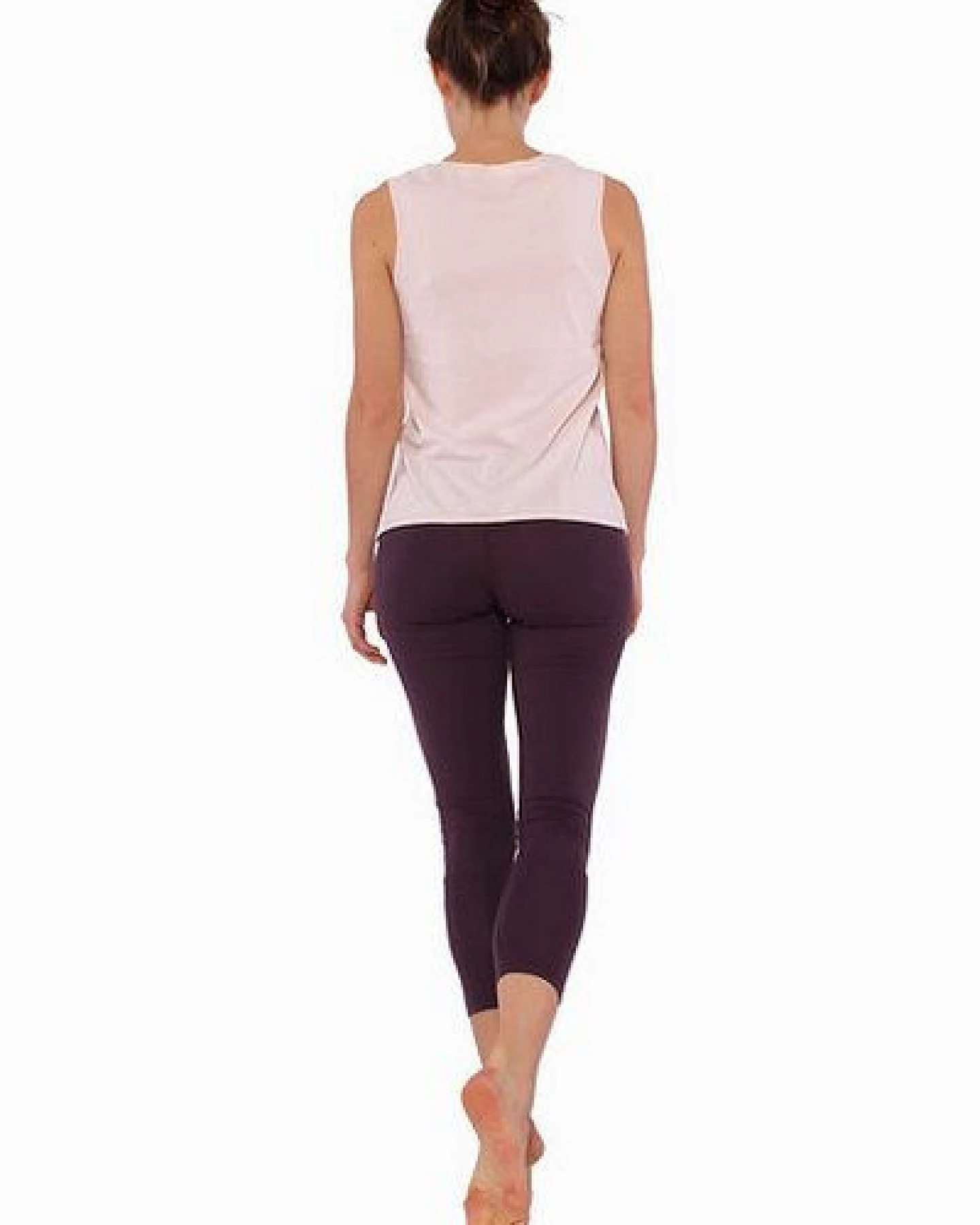 YOIQI Shirt ärmellos mit weitem Schnitt aus biologischer Baumwolle – Ansicht 2