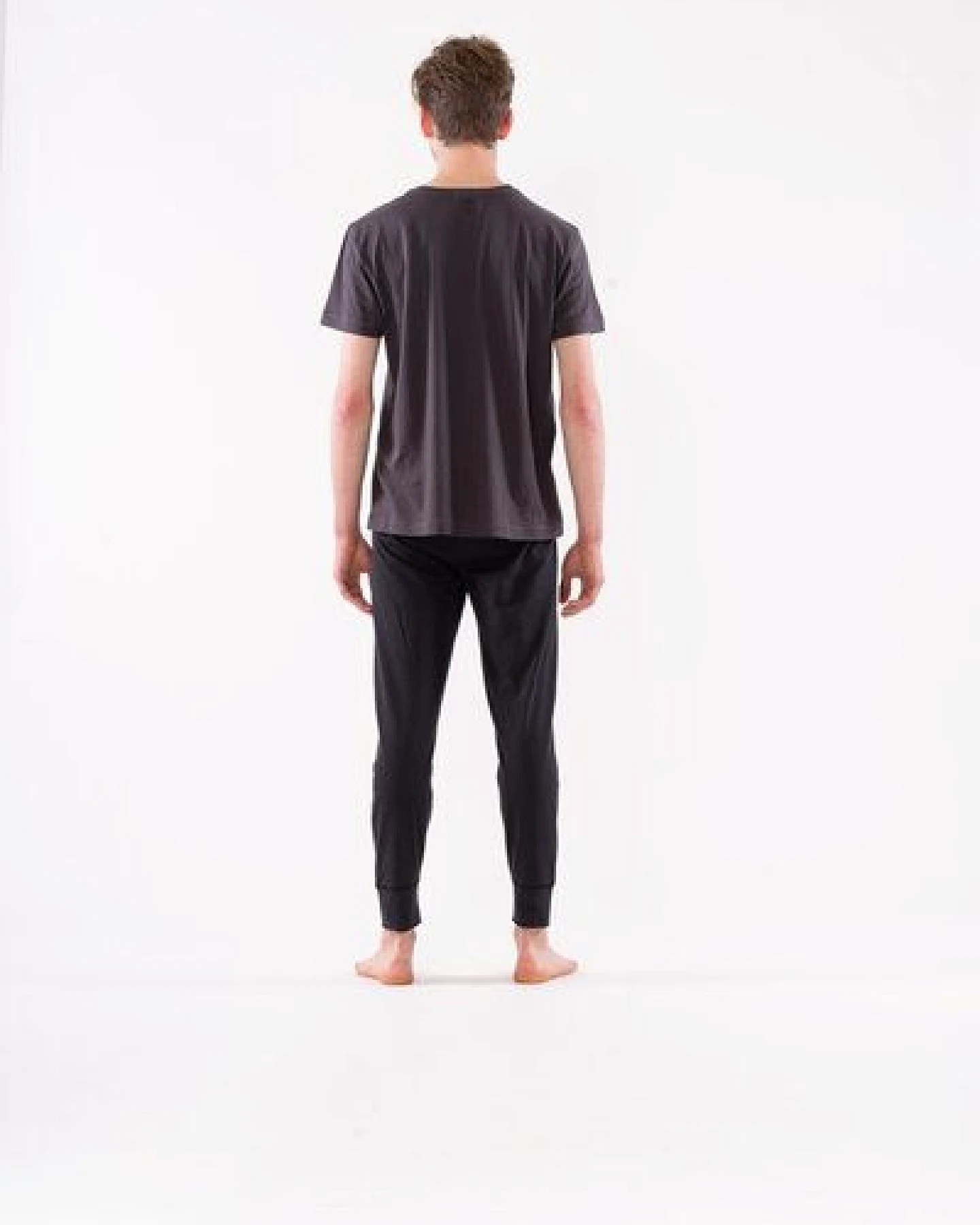 YOIQI Lässiges T-Shirt mit legerem Schnitt aus leichter feiner biologischer Baumwolle – Ansicht 2