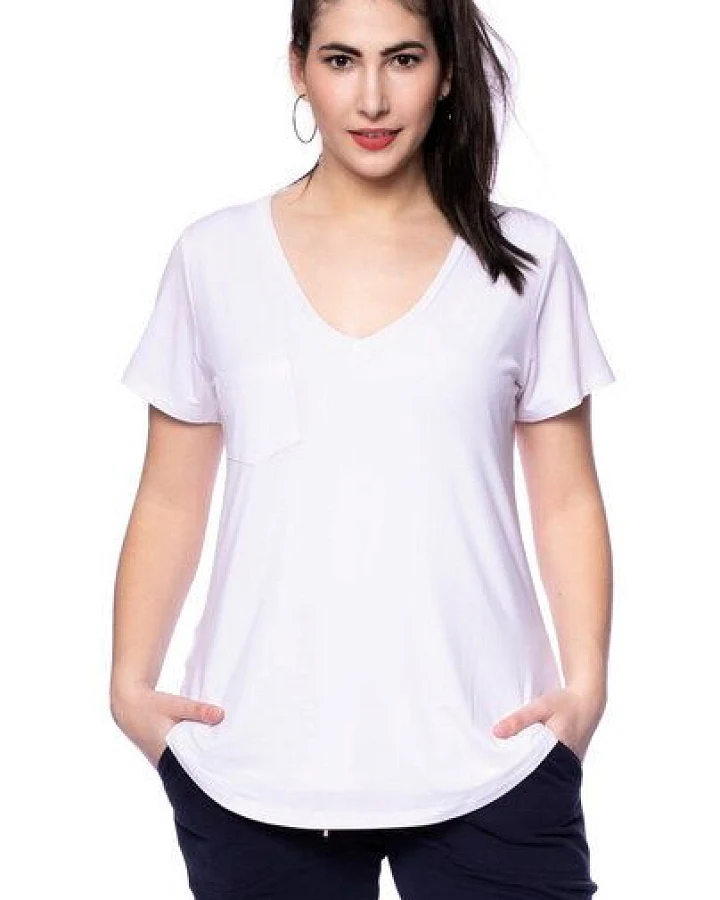 Milchshake CASSI zweilagiges Oversized Umstands- und Stillshirt aus Tencel-Modal
