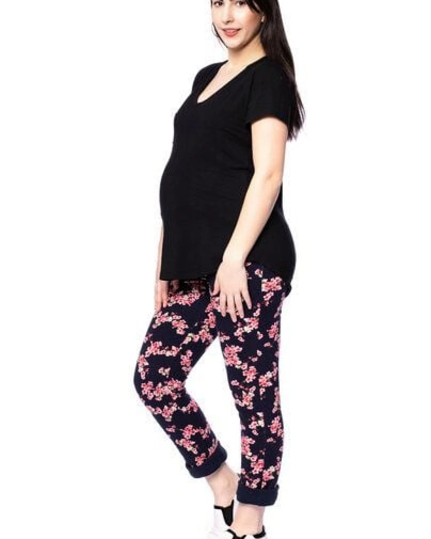 Milchshake CASSI zweilagiges Oversized Umstands- und Stillshirt aus Tencel-Modal – Ansicht 3