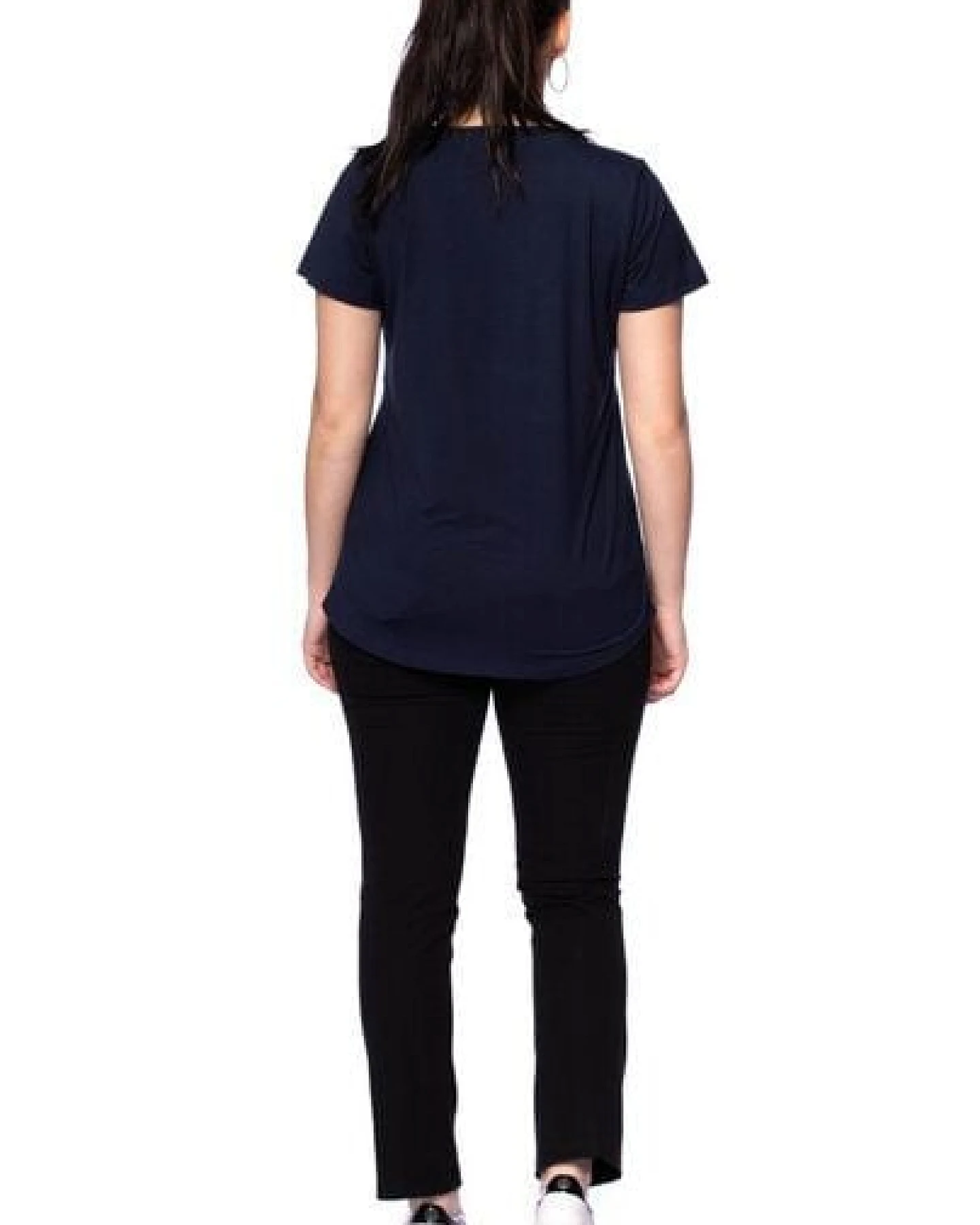 Milchshake CASSI zweilagiges Oversized Umstands- und Stillshirt aus Tencel-Modal – Ansicht 4