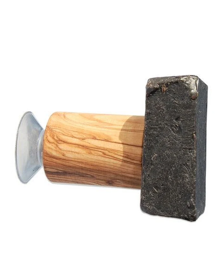 Olivenholz erleben Magnetseifenhalter PISA mit Plättchen aus Olivenholz