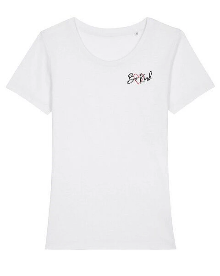 Bio Damen Rundhals T-Shirt Amorous "Be kind" von Human Family