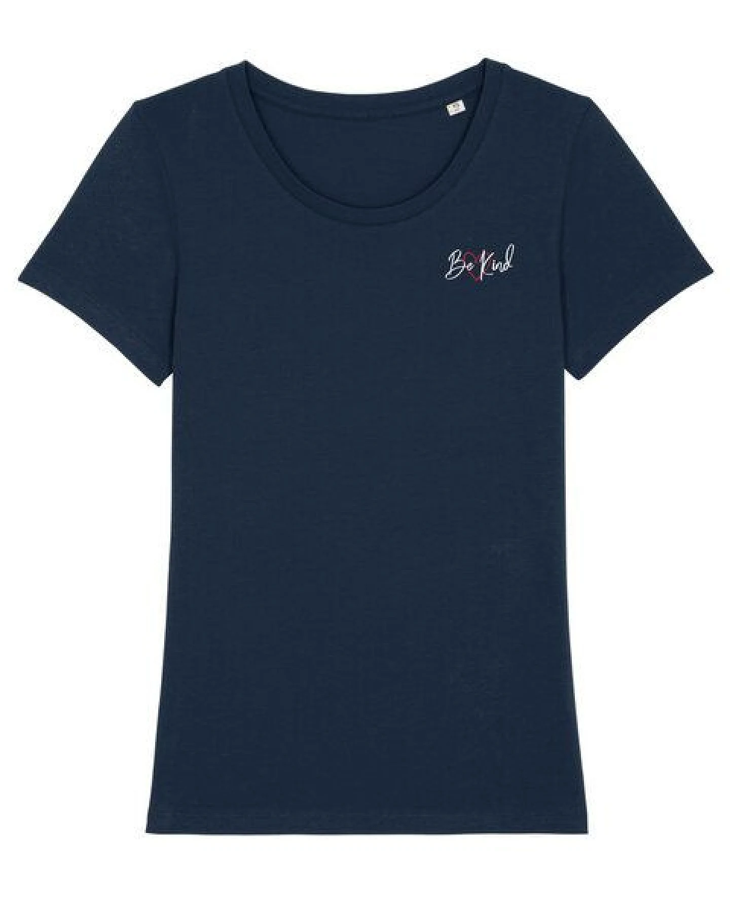 Bio Damen Rundhals T-Shirt Amorous "Be kind" von Human Family – Ansicht 2