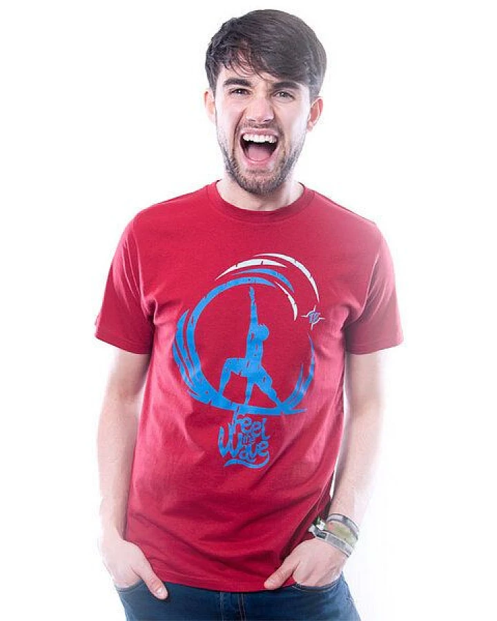 108 Degrees Feel Wave T-Shirt rot