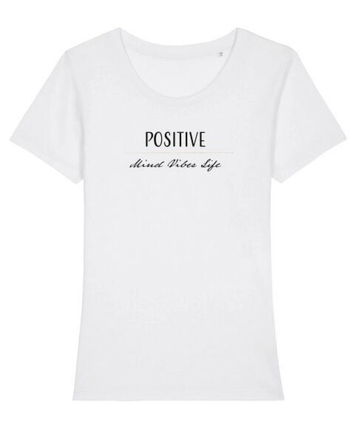 Bio Damen T-Shirt Amorous "Positive Vibes" von Human Family – Ansicht 2