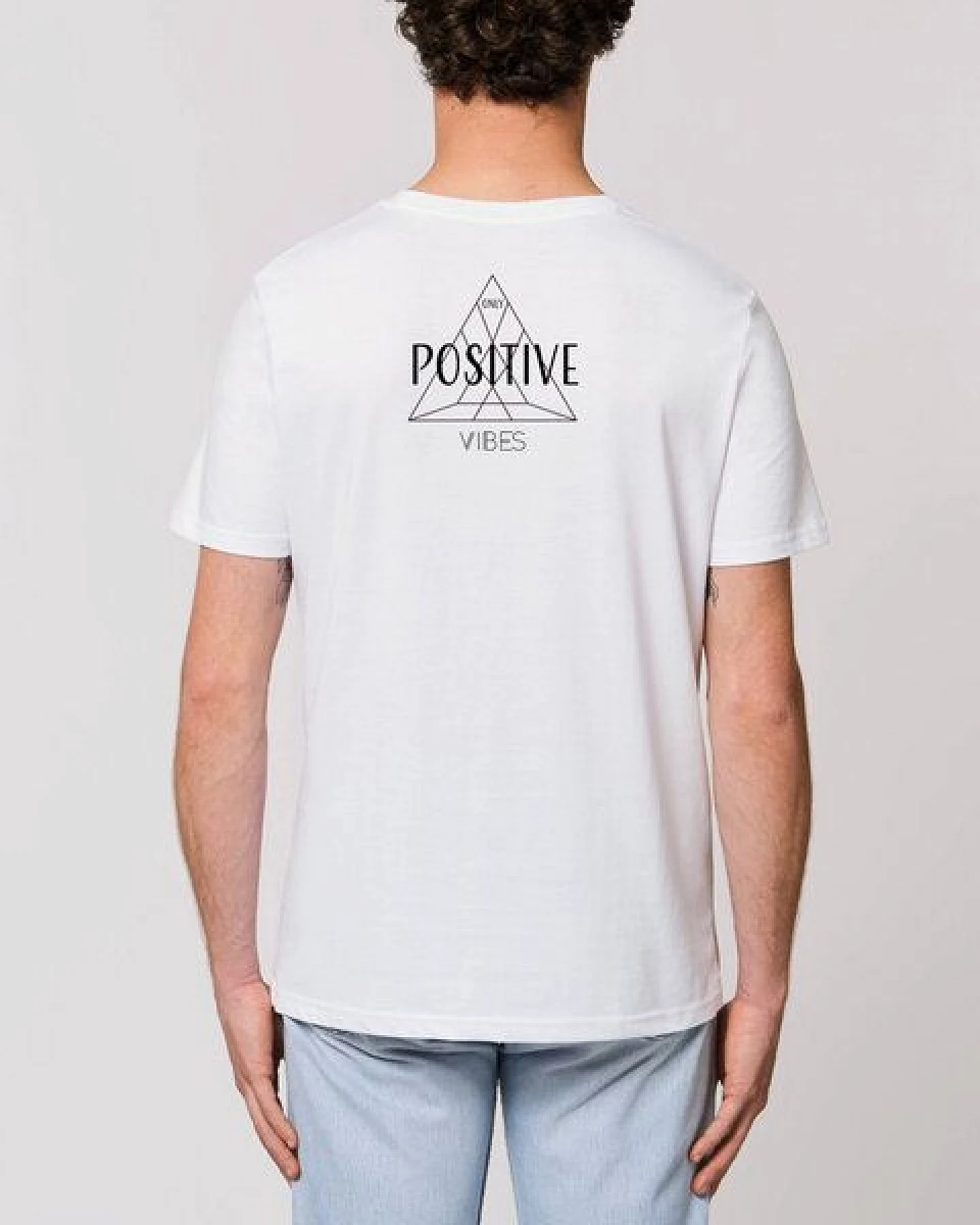 Human Family Bio Unisex Rundhals T-Shirt "Create - Positive Vibes" – Ansicht 2