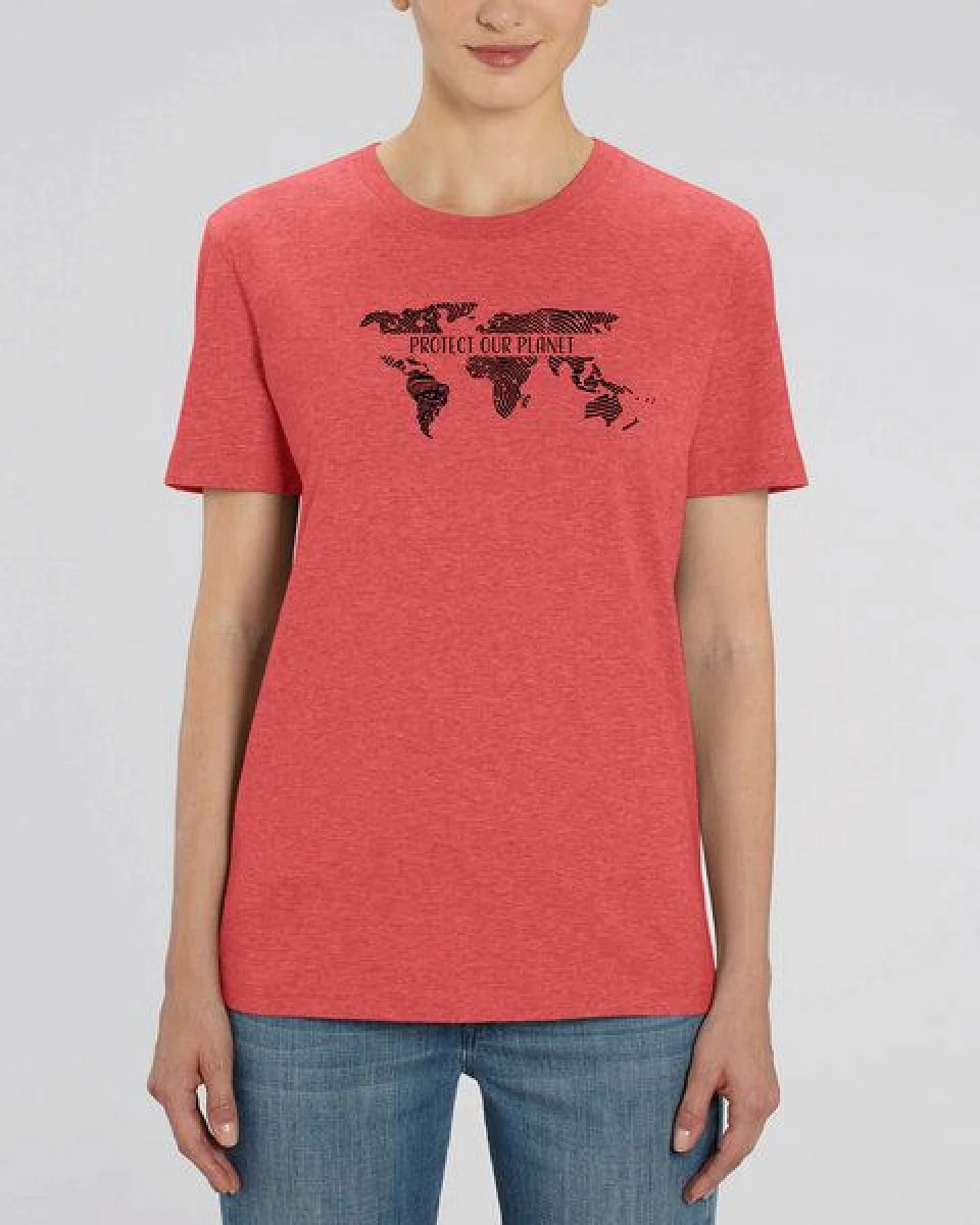 Human Family Bio Unisex Rundhals T-Shirt "Protect our Planet" – Ansicht 2