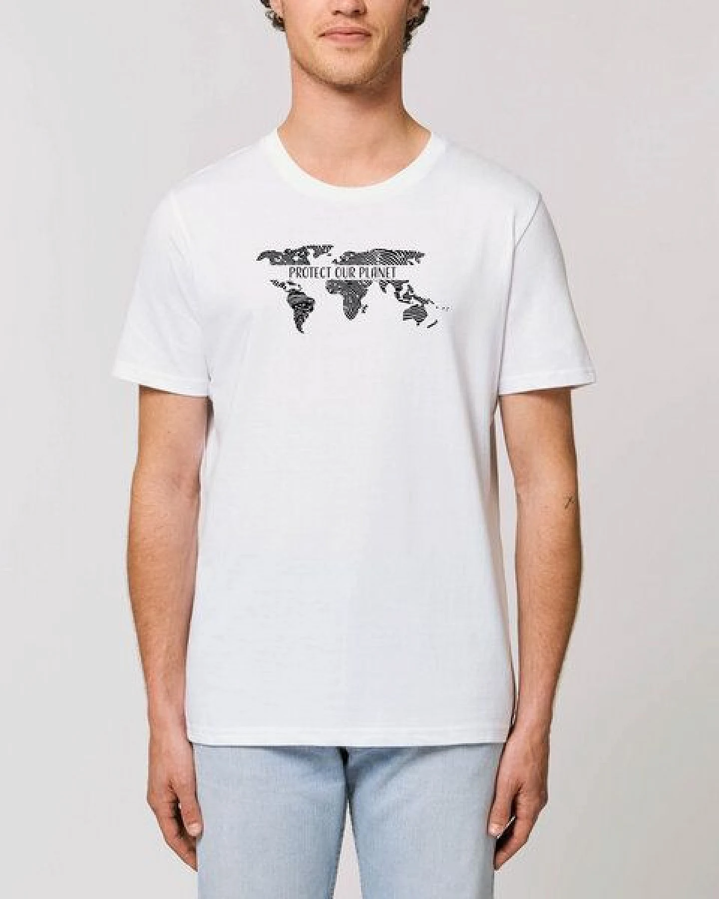 Human Family Bio Unisex Rundhals T-Shirt "Protect our Planet" – Ansicht 2