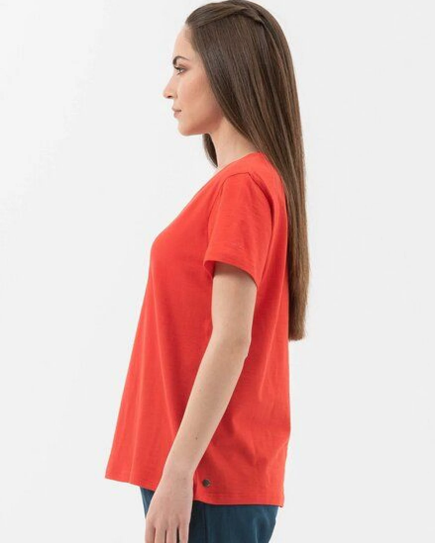 ORGANICATION T-Shirt aus Bio-Baumwolle mit Popcorn-Print – Ansicht 3