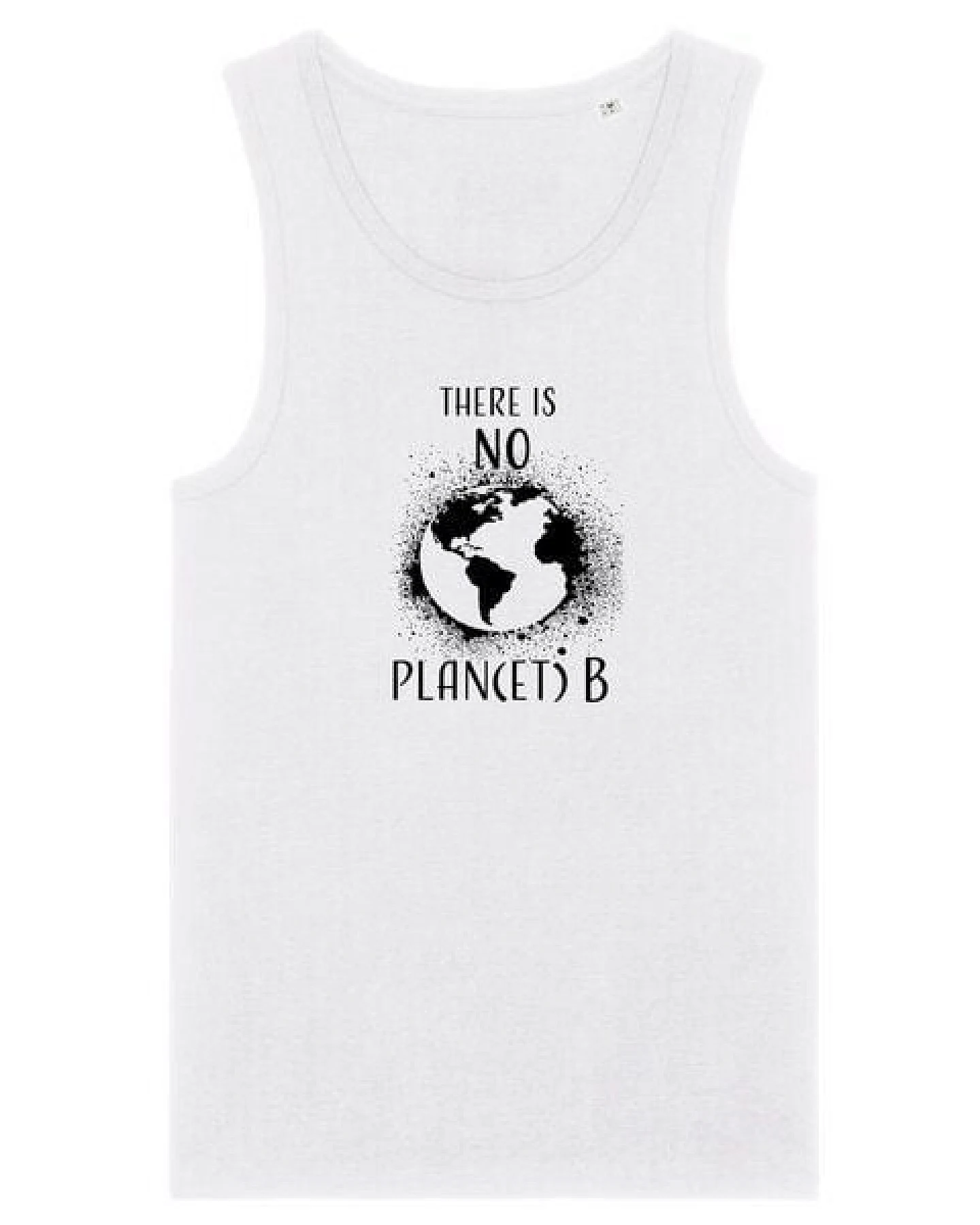 Human Family Herren Sommer Tanktop aus Bio Baumwolle "Wake - No Planet B" – Ansicht 3