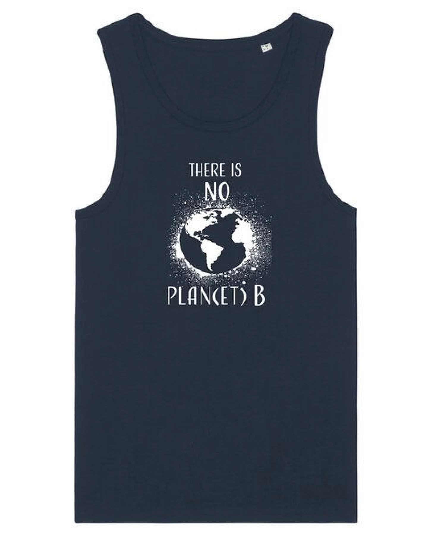 Human Family Herren Sommer Tanktop aus Bio Baumwolle "Wake - No Planet B" – Ansicht 2
